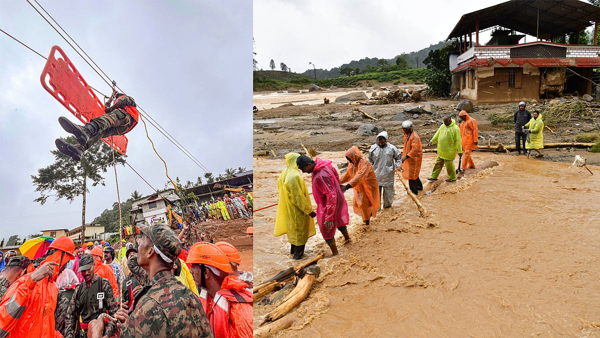 Wayanad landslides: ಕರ್ನಾಟಕ ಮೂಲದ ಇಬ್ಬರ ಸಾವು, ಸಾವಿನ ಸಂಖ್ಯೆ 123ಕ್ಕೆ ಏರಿಕೆ; ಕೊಚ್ಚಿ ಹೋದ ಪಟ್ಟಣ!